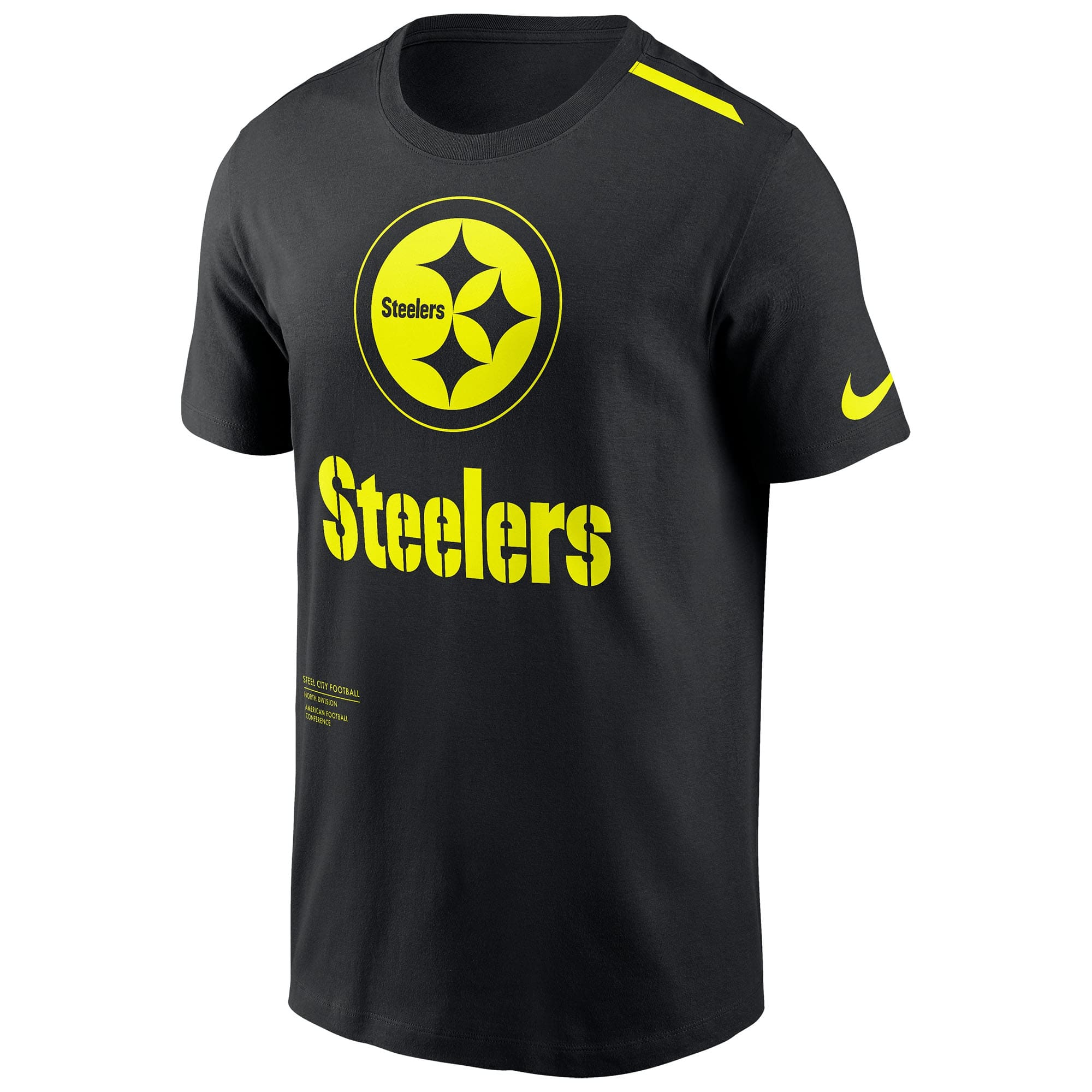 Pittsburgh Steelers Nike VOLT Dri-FIT T-Shirt Black