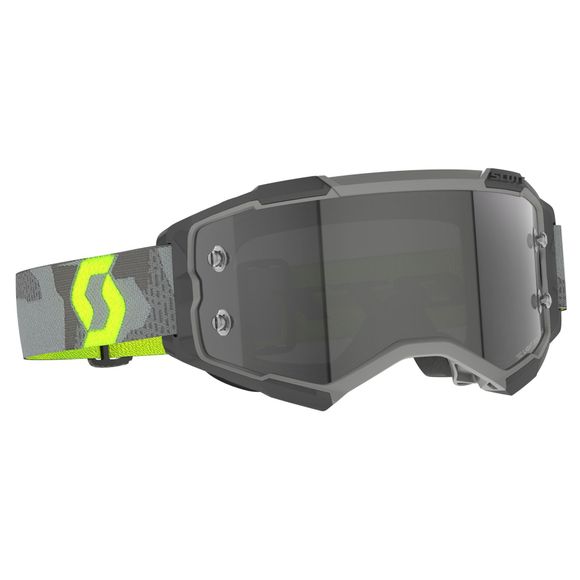 Scott Fury LS cross mask - light grey/neon yellow light sensitive gray works 2024 - Gray / YellowRef: SCO1365 / 2728277697327