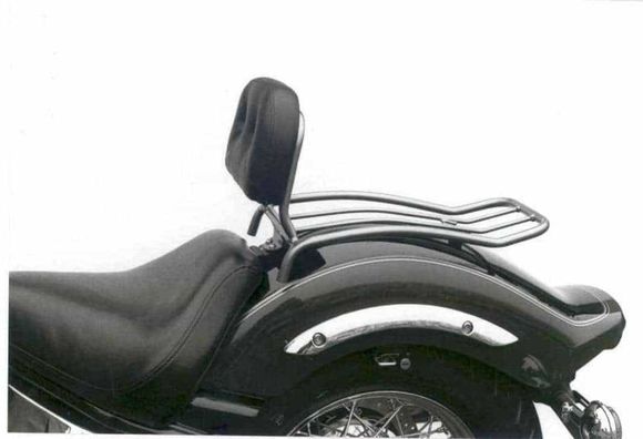 Hepco & Becker Solorack Luggage Rack with backsplash - chromeYAMAHA 1100 XVS 1100 DRAGSTAR (VP05) - 1999 - 2002Ref: Hbe05481A / 611409 00 02