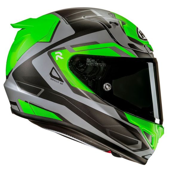 HJC RPHA 12 Full-Face Helmet - BRELS - Black / GreenRef : HJ1303-C57606