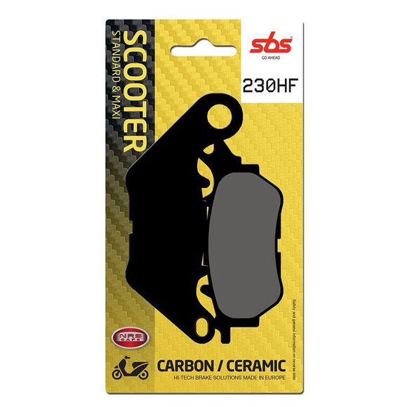 SBS 230HF Organic Rear Brake PadsRef: SBS230HF / 230000