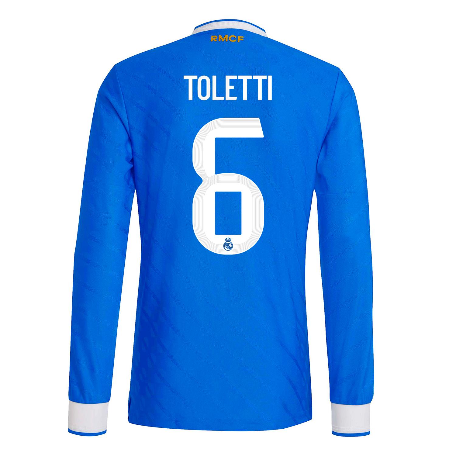 Mens Third Long Sleeve Authentic Shirt 25/26 Blue