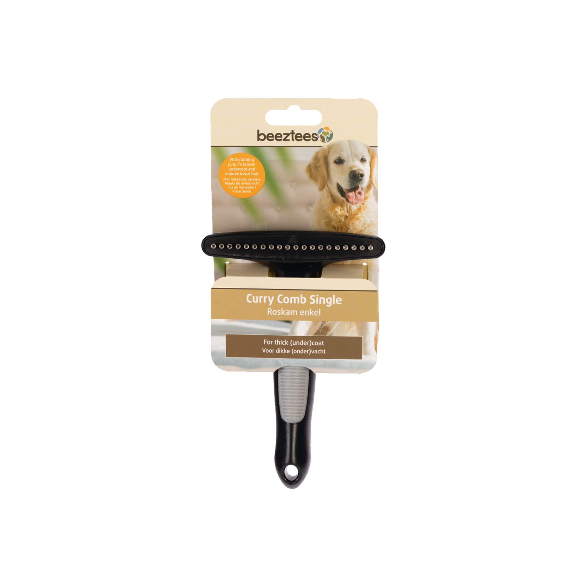 Beeztees Grooming Comb Single Rotating Tooth