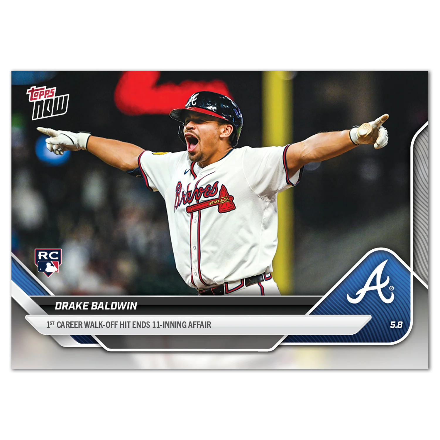 Drake Baldwin - 2025 MLB Topps NOW® - Card 154