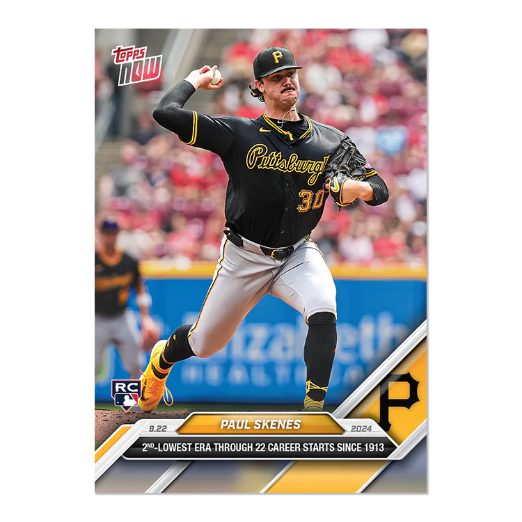 Paul Skenes - 2024 MLB TOPPS NOW® Card 739