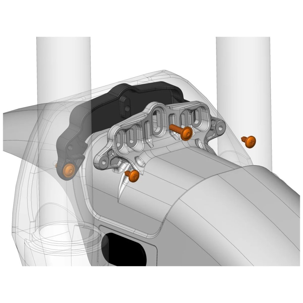 Mudhugger Adapter-Pack for EVO Bolt-On Fender - for RockShox LYRIK / PIKE Fork