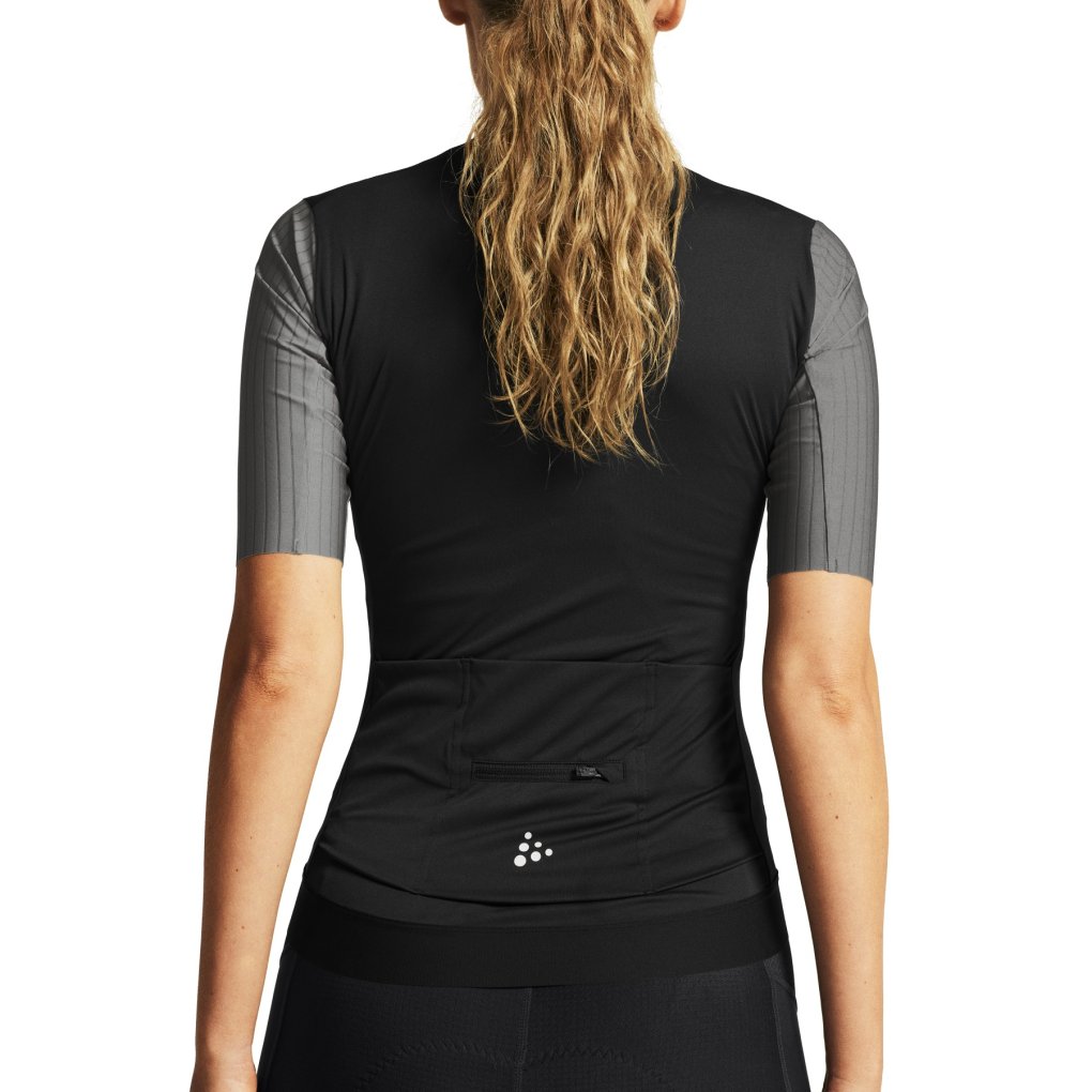 CRAFT ADV Aero Short Sleeve Jersey Women - Black/Pebble