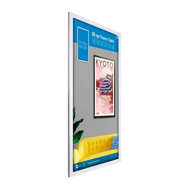 MDF White Frame PDQ (50 x 100 cm)
