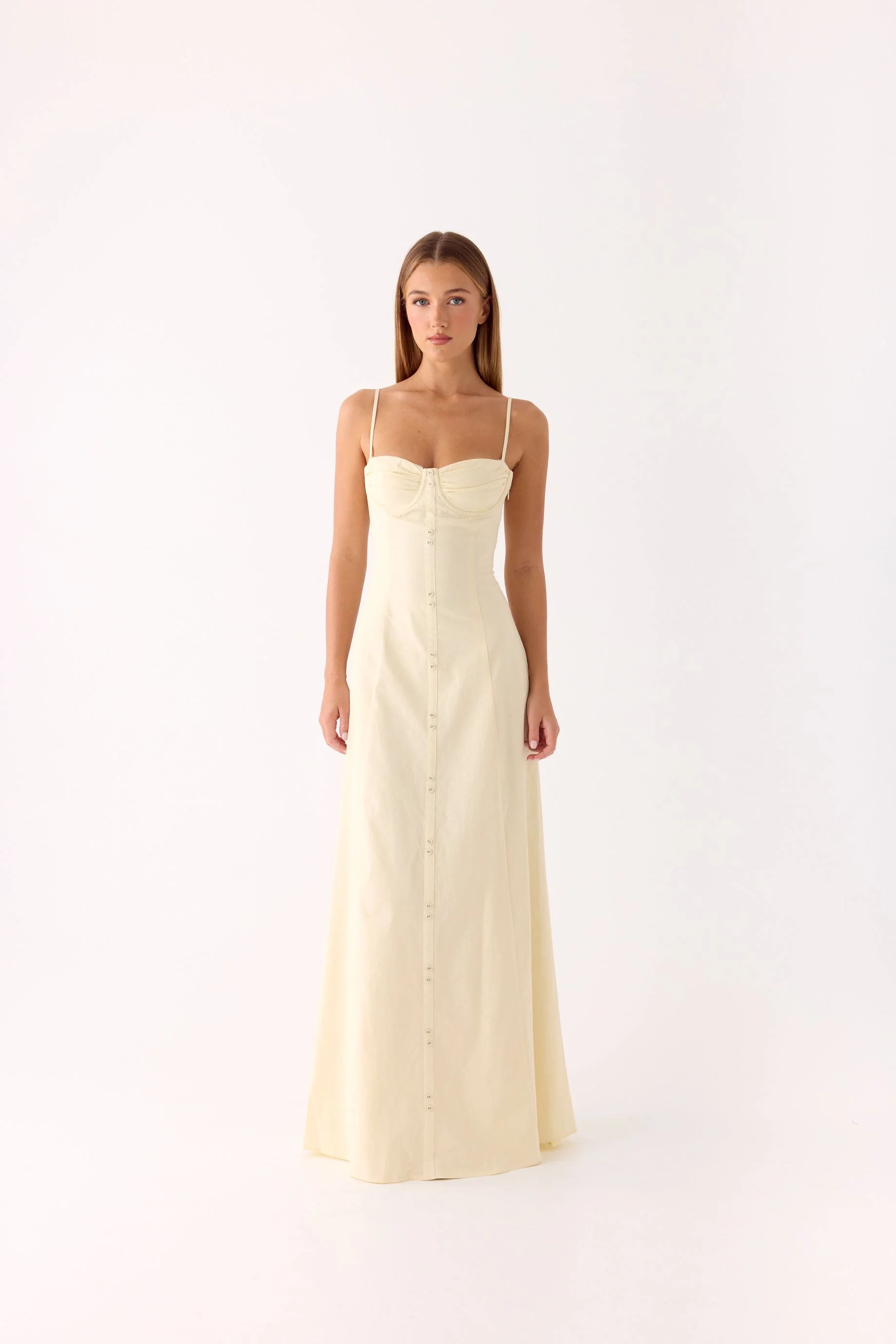 Samah Maxi Dress - Lemon
