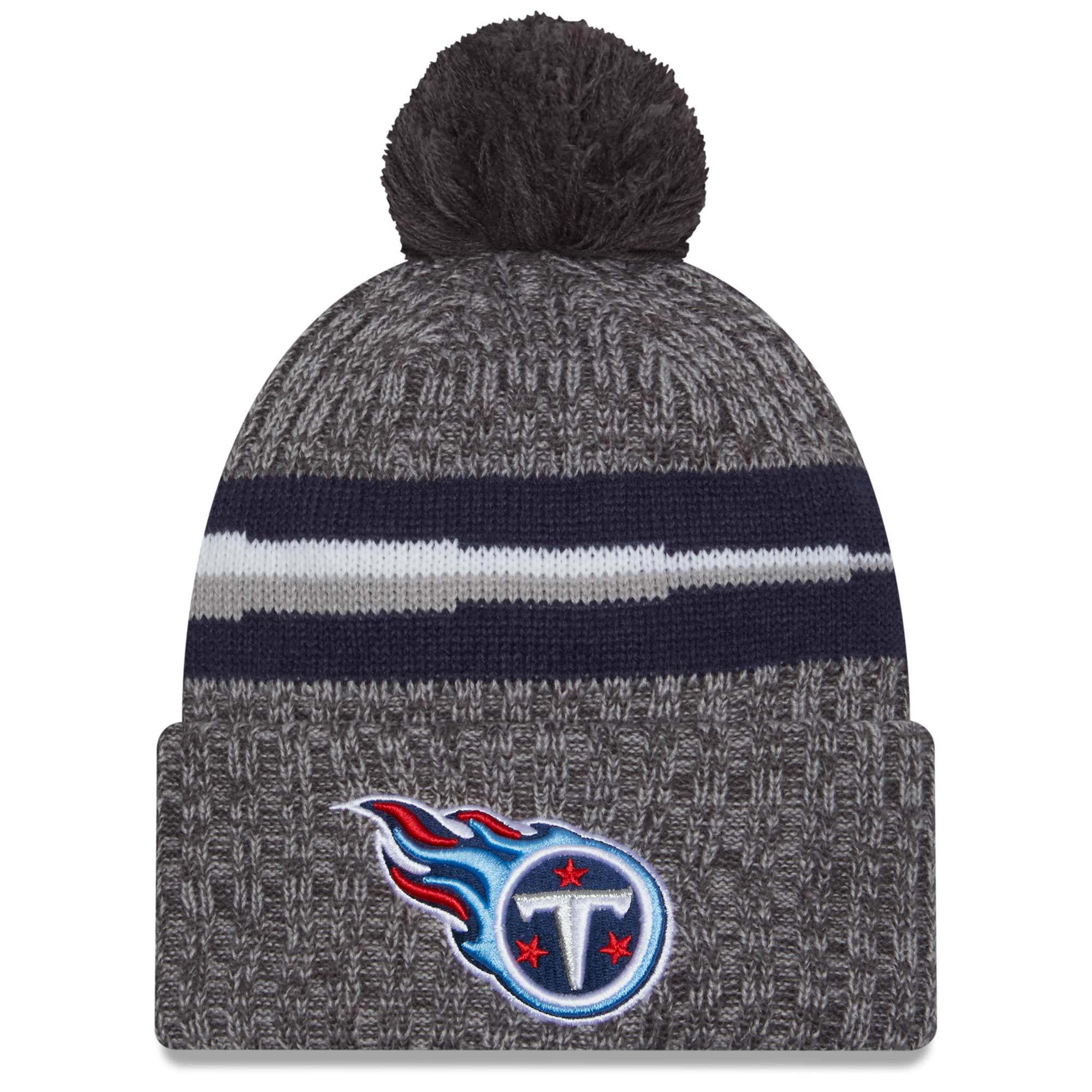 Tennessee Titans Gray 2023 NFL Sideline New Era Sport Knit Hat