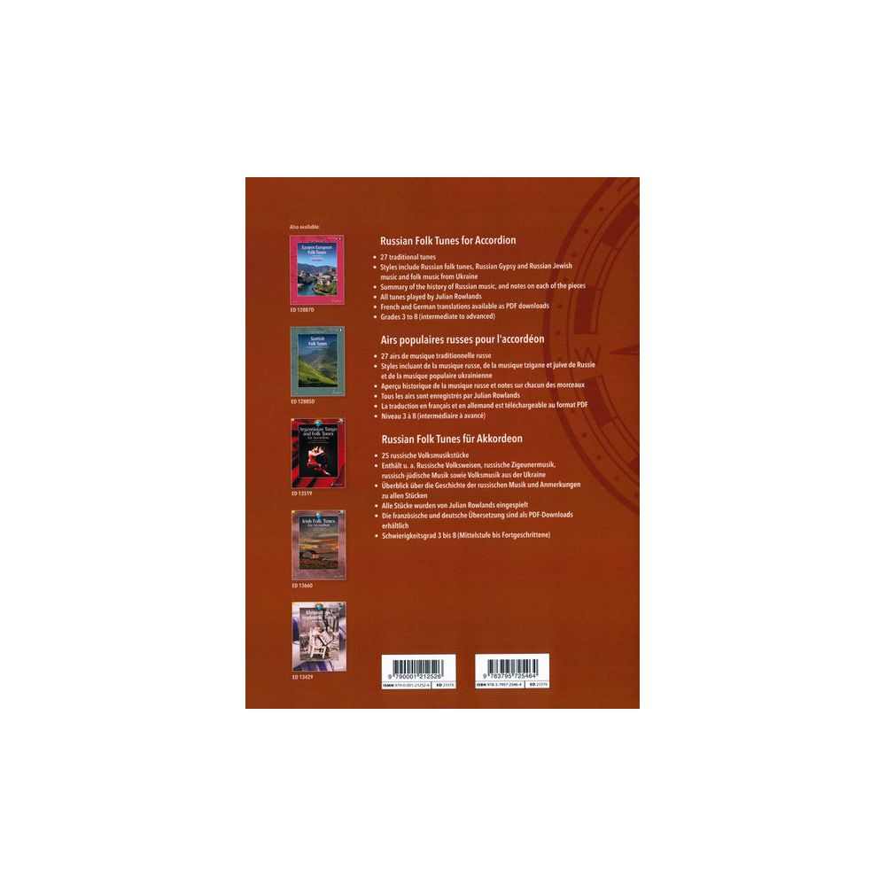 Schott Russian Folk Tunes Accordion – Thomann Ireland