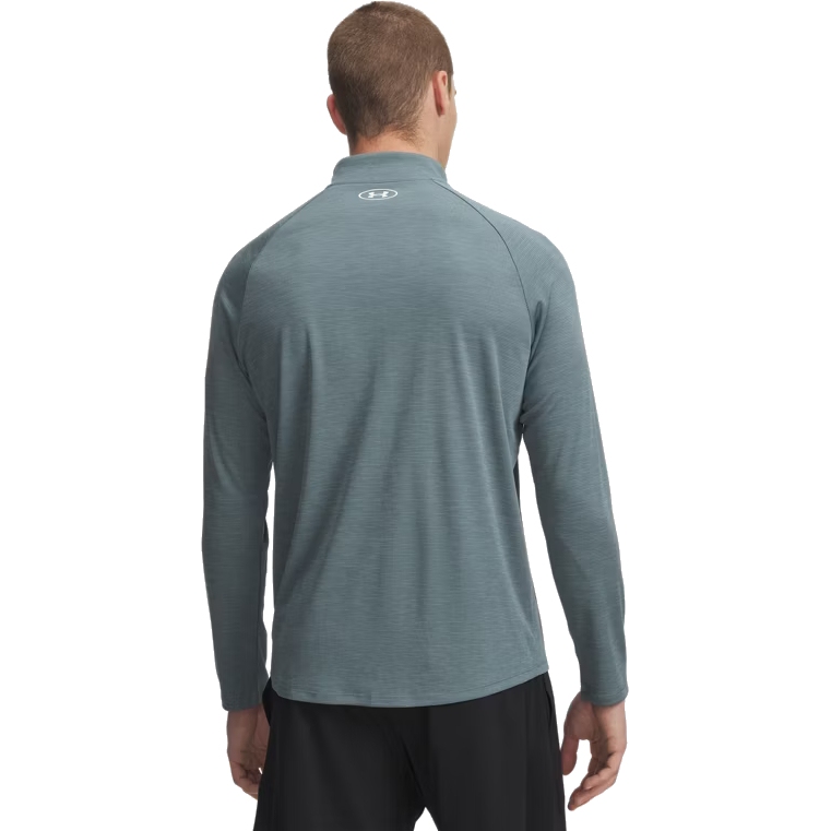 Under Armour UA Tech™ Textured 1/2 Zip Shirt Men - Jasper Blue/White