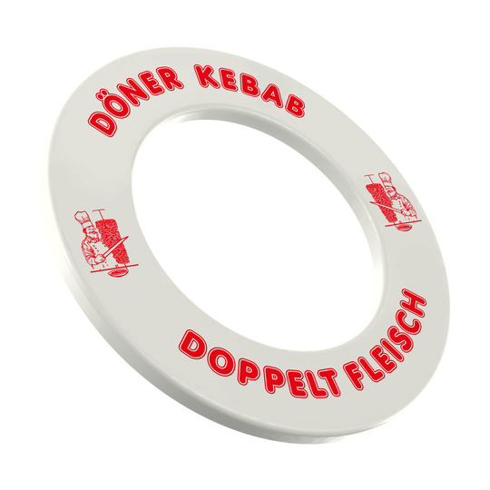 McDart Döner Kebab Dartboard Surround - With Custom Text
