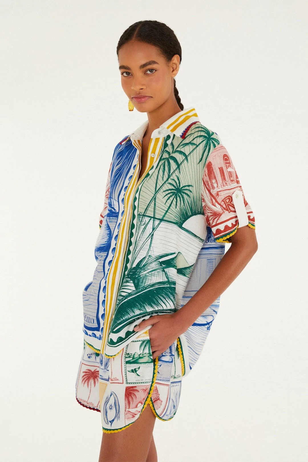 Off-White Brasil Vintage Crochet Shorts