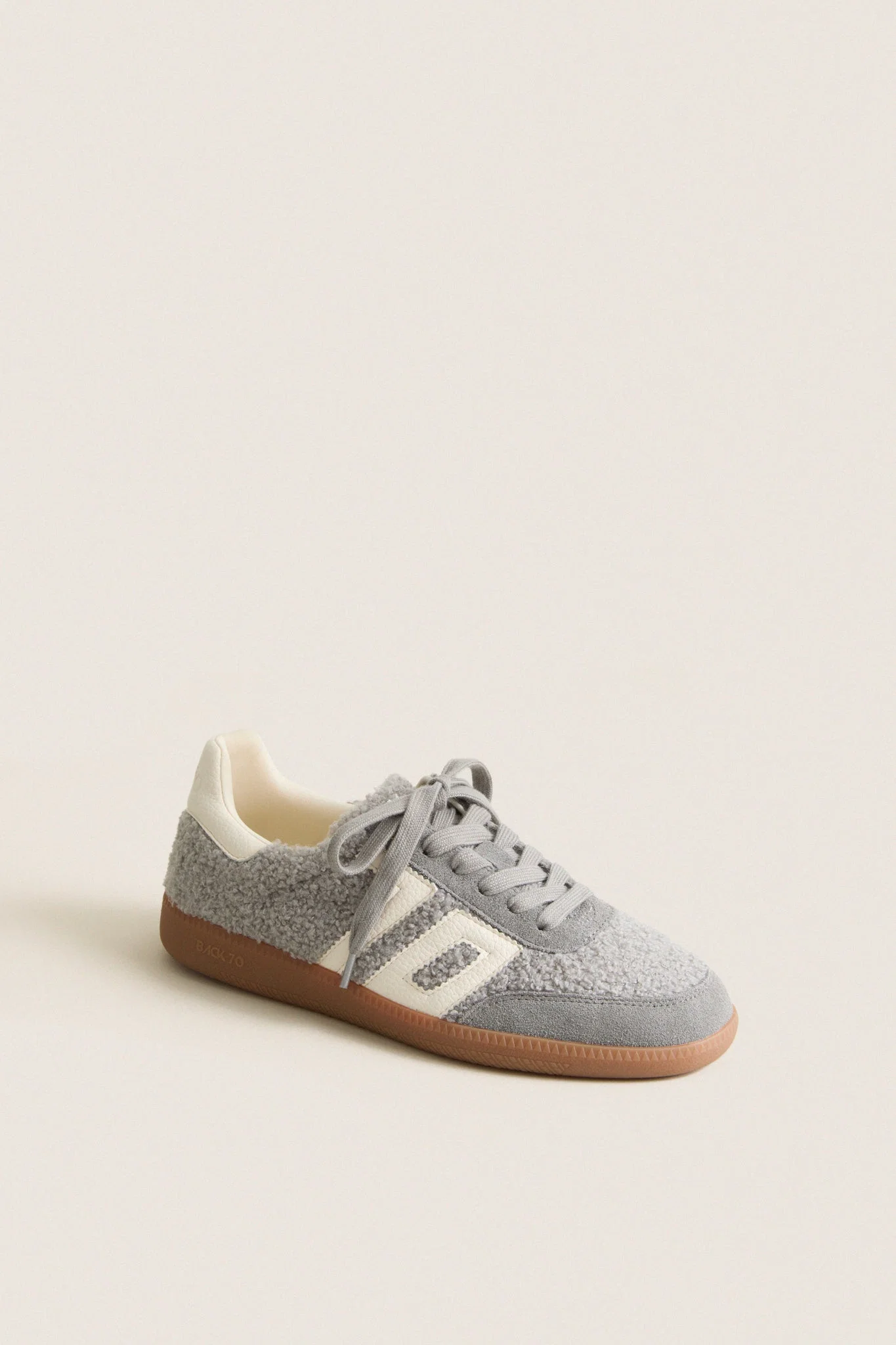 Sea White Teddy Sneakers
