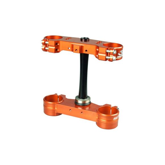 Tés de fourche Scar Triple clamps - Offset 22mm - OrangeRef : SCR0285 / S5418OR