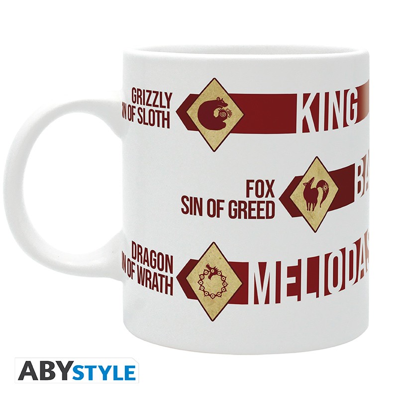 THE SEVEN DEADLY SINS Mug Meliodas, Ban, & King