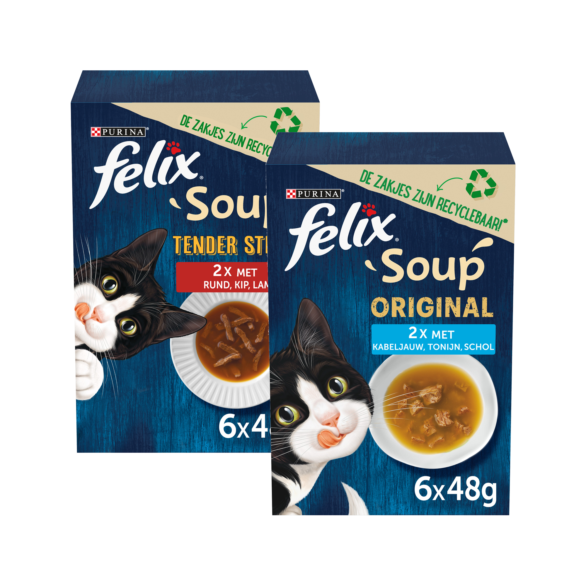 Felix Soup Fish Selection - 12 x 48 grams