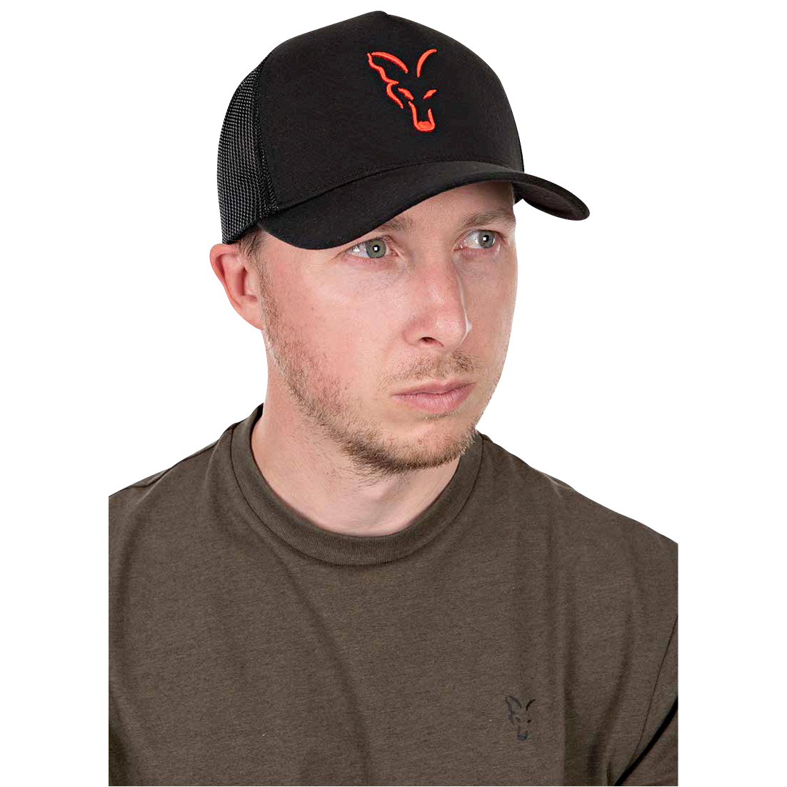 Fox Collection Trucker Cap (Black\/Orange)