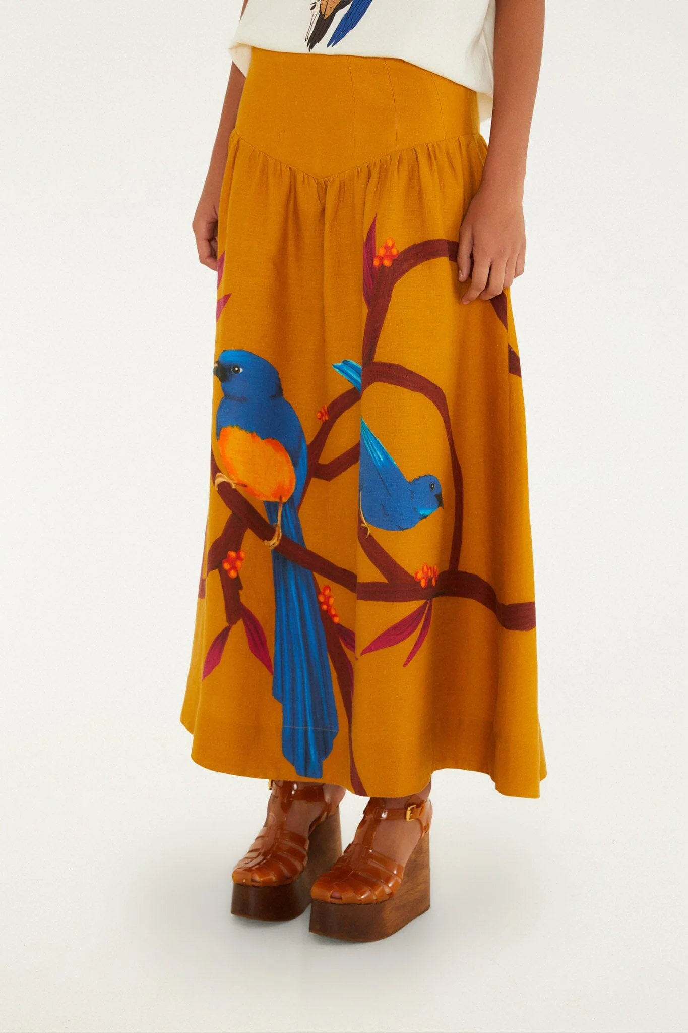 Brown Maxi Skirt