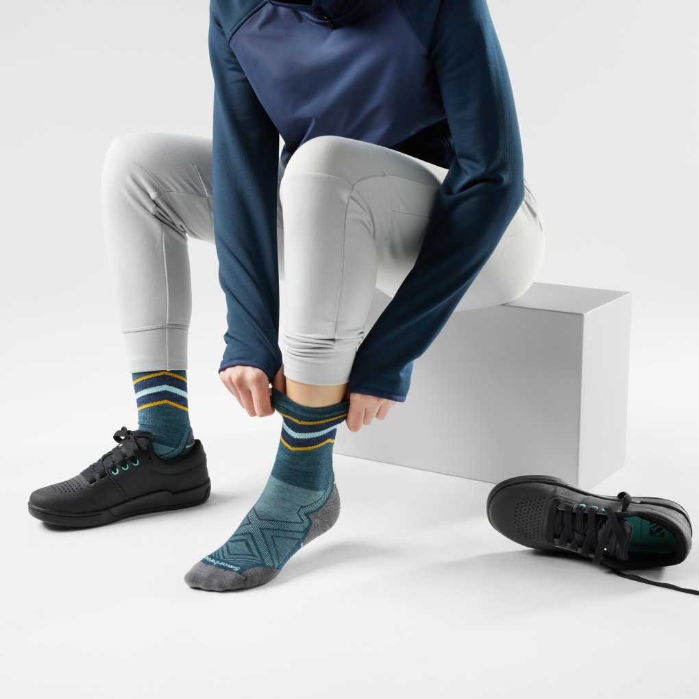 SmartWool Targeted Cushion Mid Crew Running Socks Women - G74 twilight blue