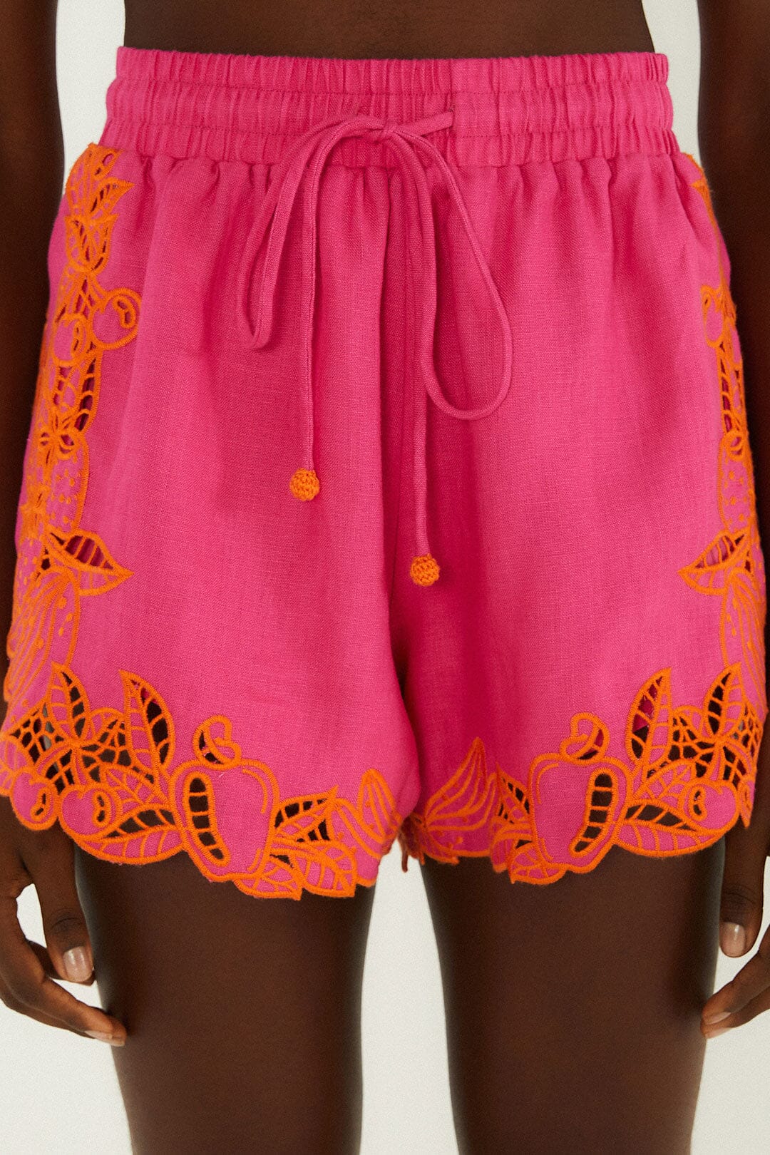 Pink Fruit Richelieu Artisanal Shorts