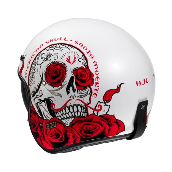 HJC V31 jet helmet - DESTO - White / RedRef: HJ1048