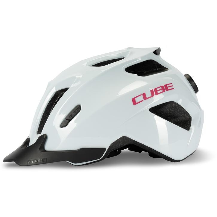 CUBE FINK Helmet - flashwhite'n'pink