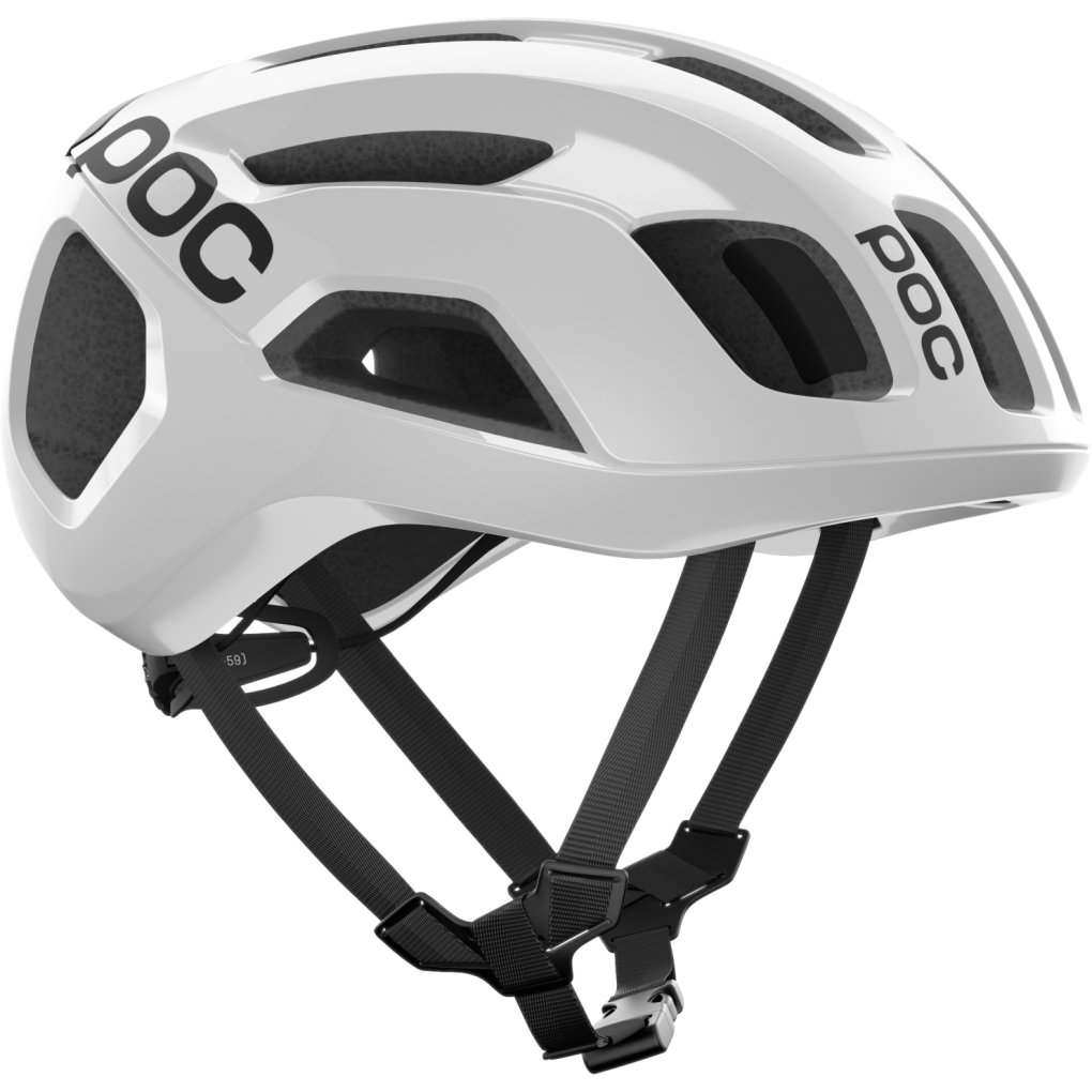 POC Ventral Air MIPS Helmet - 8878 Hydrogen White/Uranium Black Matt w. Logo