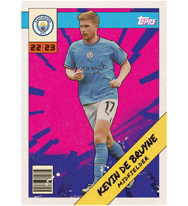 Topps Manchester City Official Fan Set 2022/23 - Box With 25 Cards
