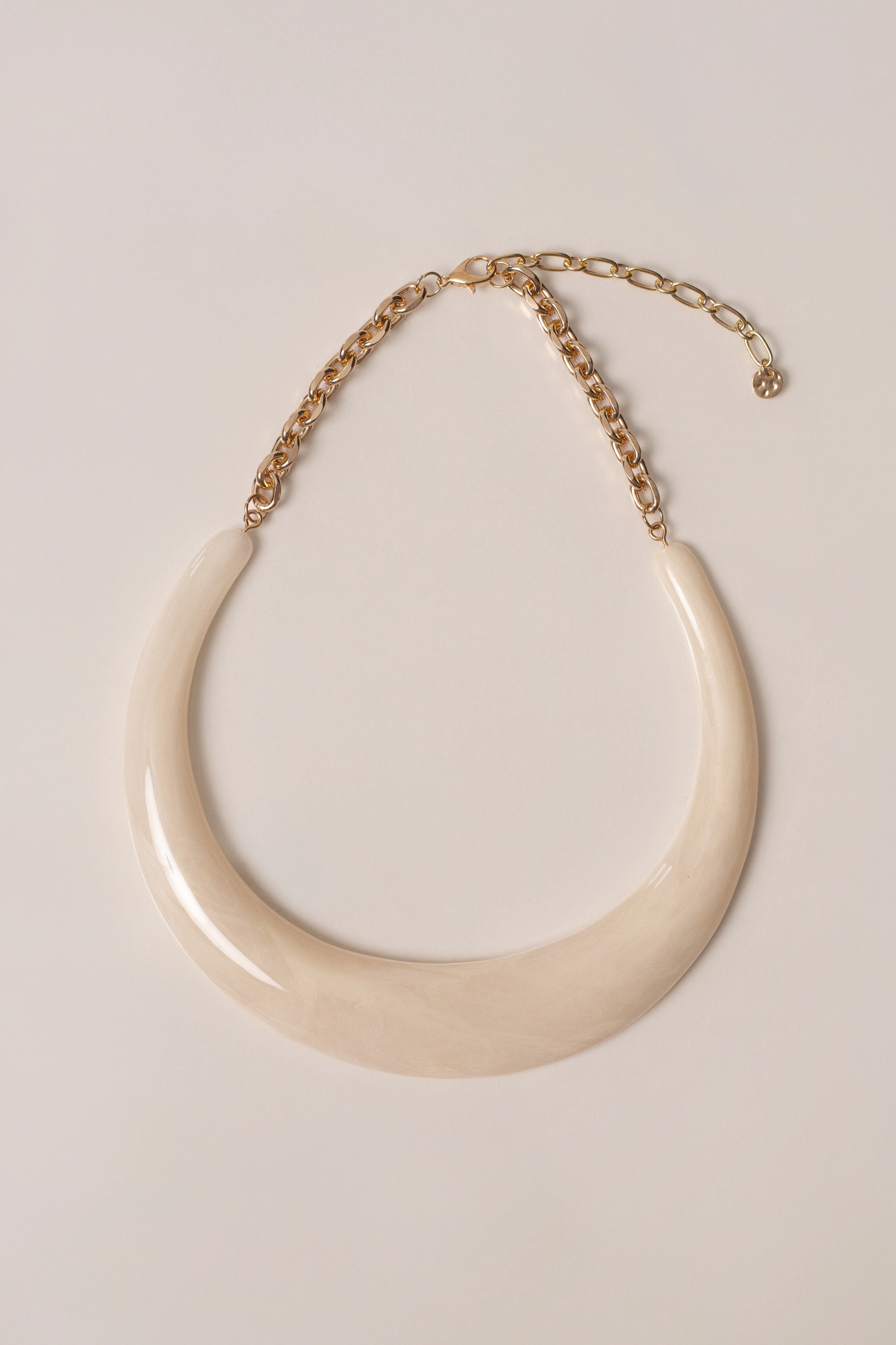 Ivory Opaline Collar Necklace