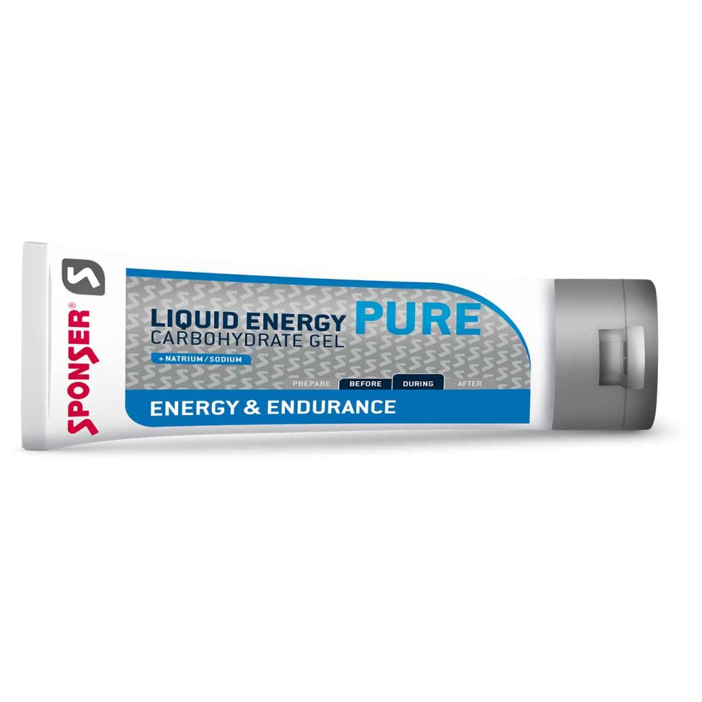 SPONSER Liquid Energy Pure - Carbohydrate Gel - Tube - 6x70g