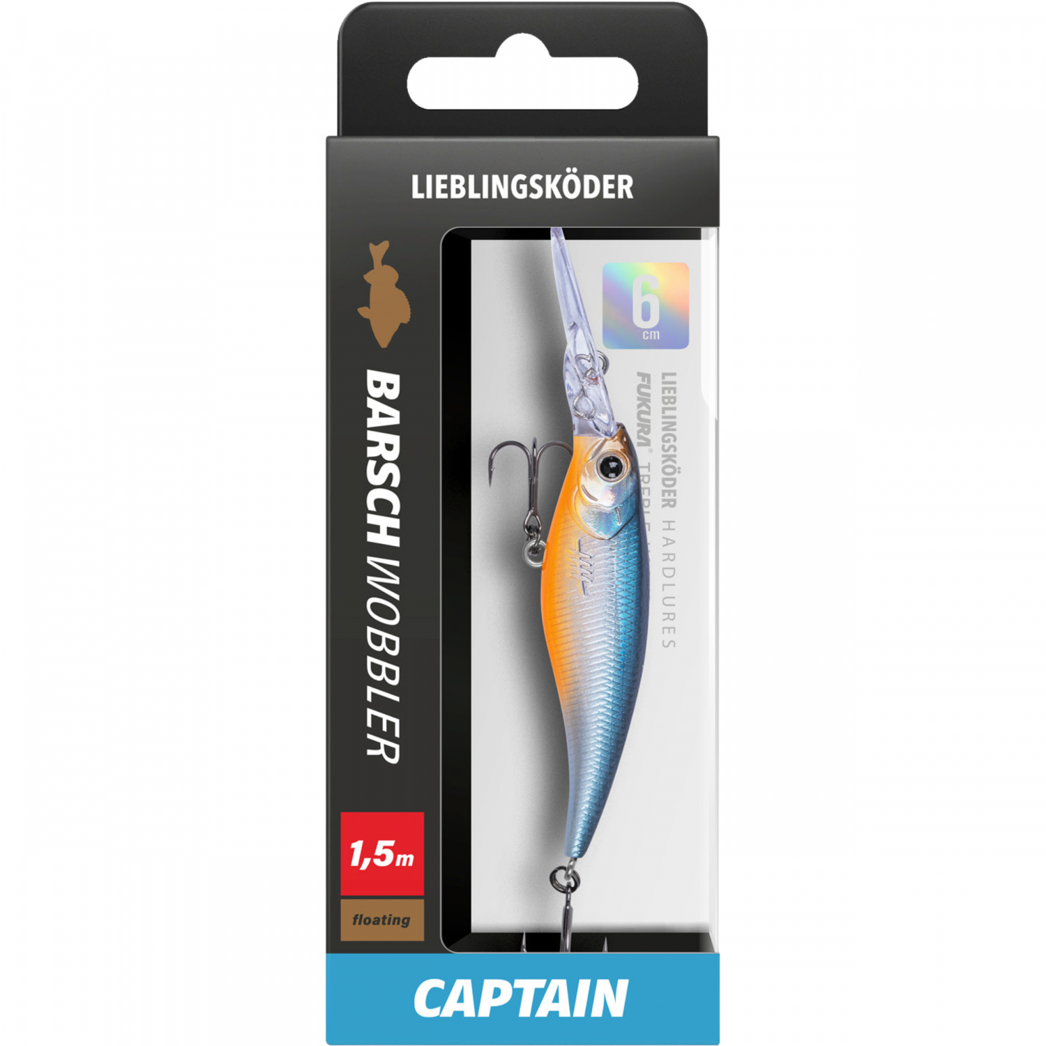 Lieblingsköder Barschwobbler (Captain)