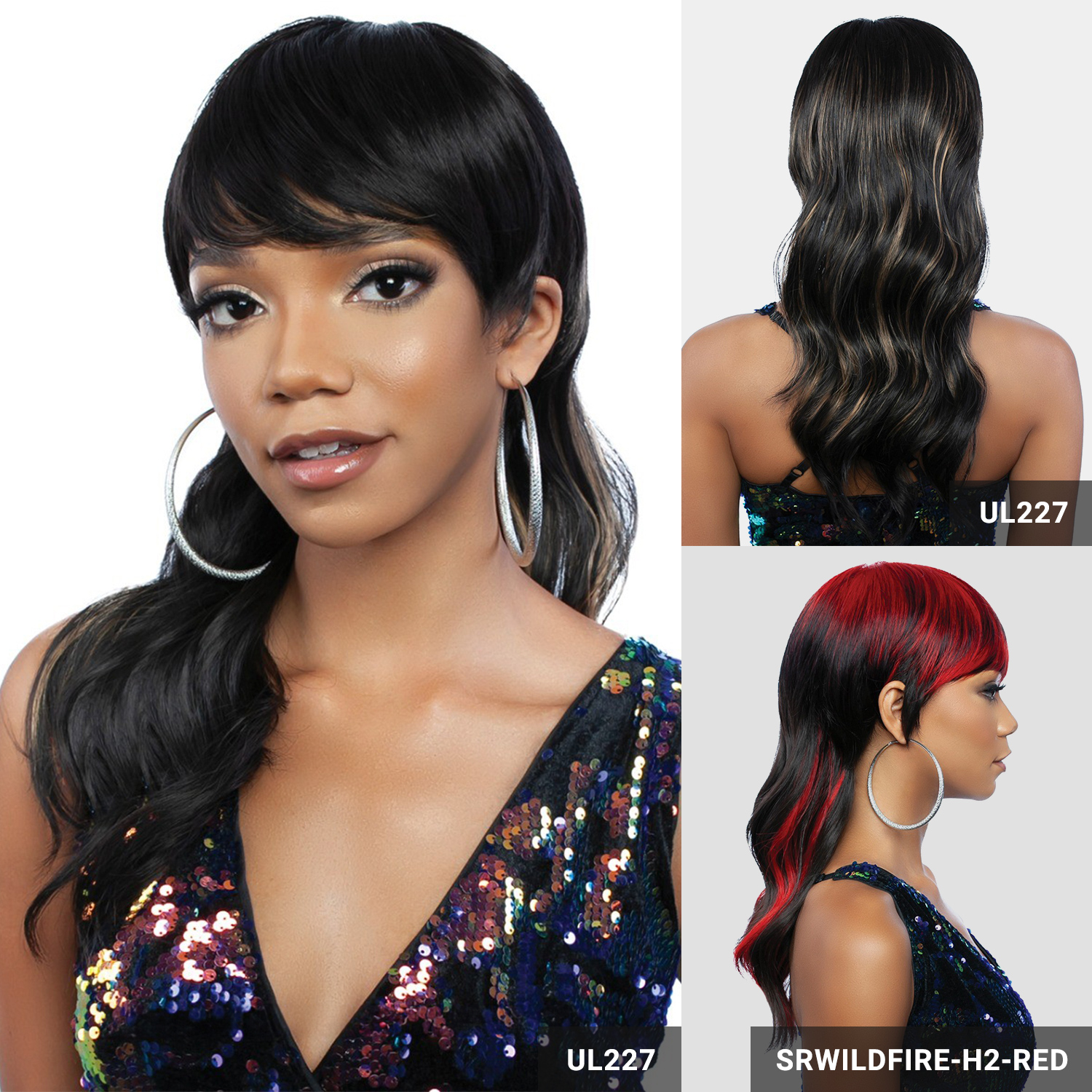 Mane Concept Red Carpet Full Wig Mullet Cut RCP1083 Mullet 2