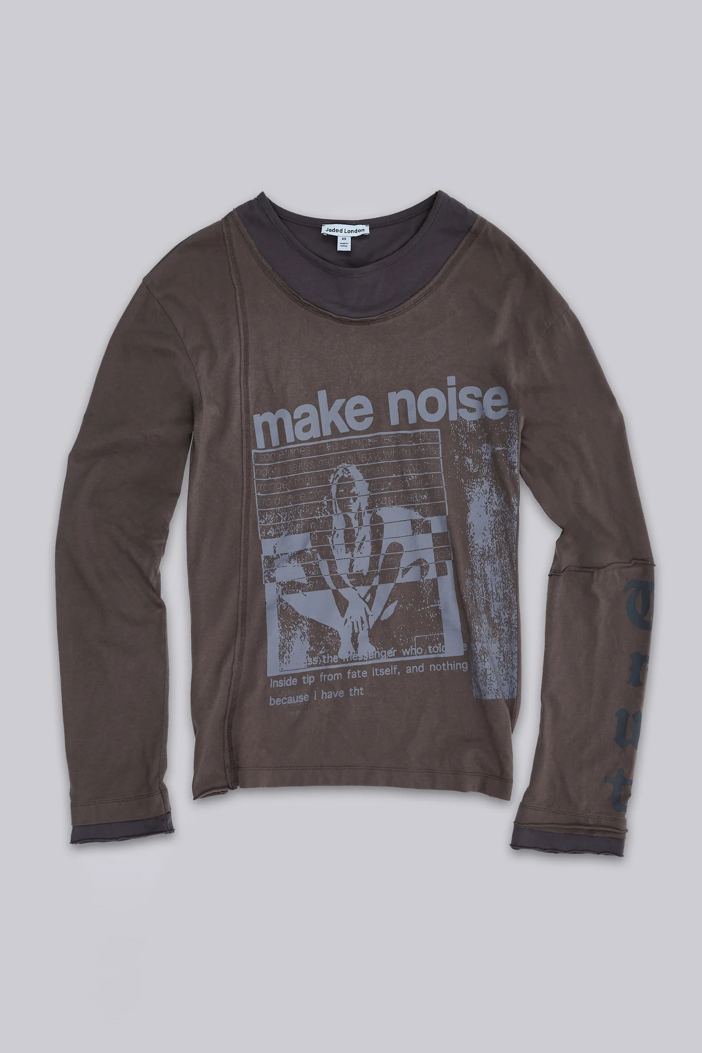 Noise Double Layer Long Sleeve Top