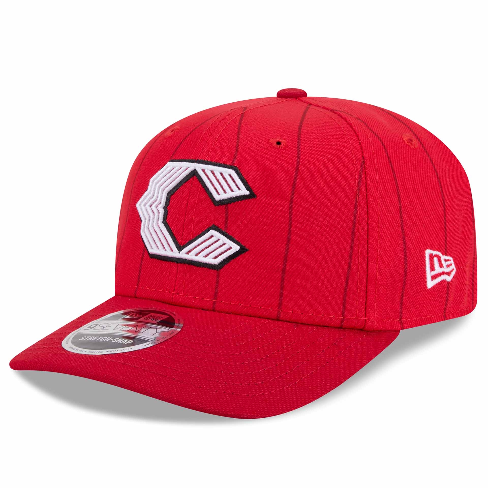 Cincinnati Reds MLB City Connect Stretch-Snap 9SEVENTY Cap Red