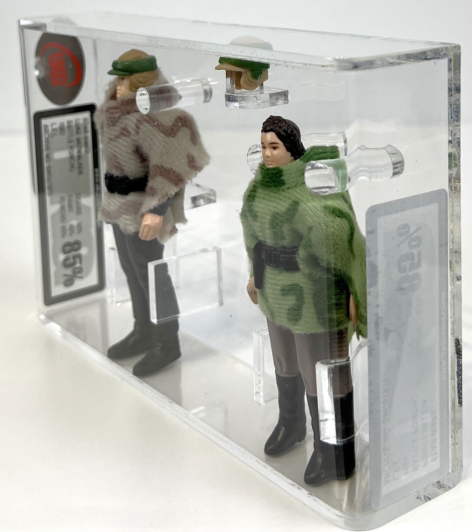 Star Wars Luke Skywalker Battle Poncho 1985 L.F.L. UKG 90 *SW061969* & Star Wars Princess Leia Battle Poncho 1984 L.F.L. UKG 90 *SW061968*