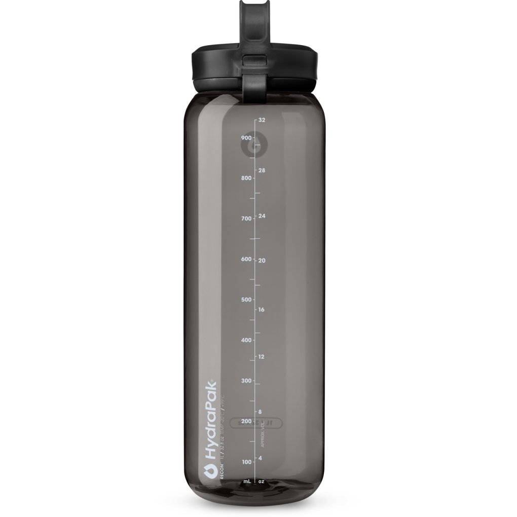 Hydrapak Recon Bottle Clip & Carry - 1000 ml - Charcoal