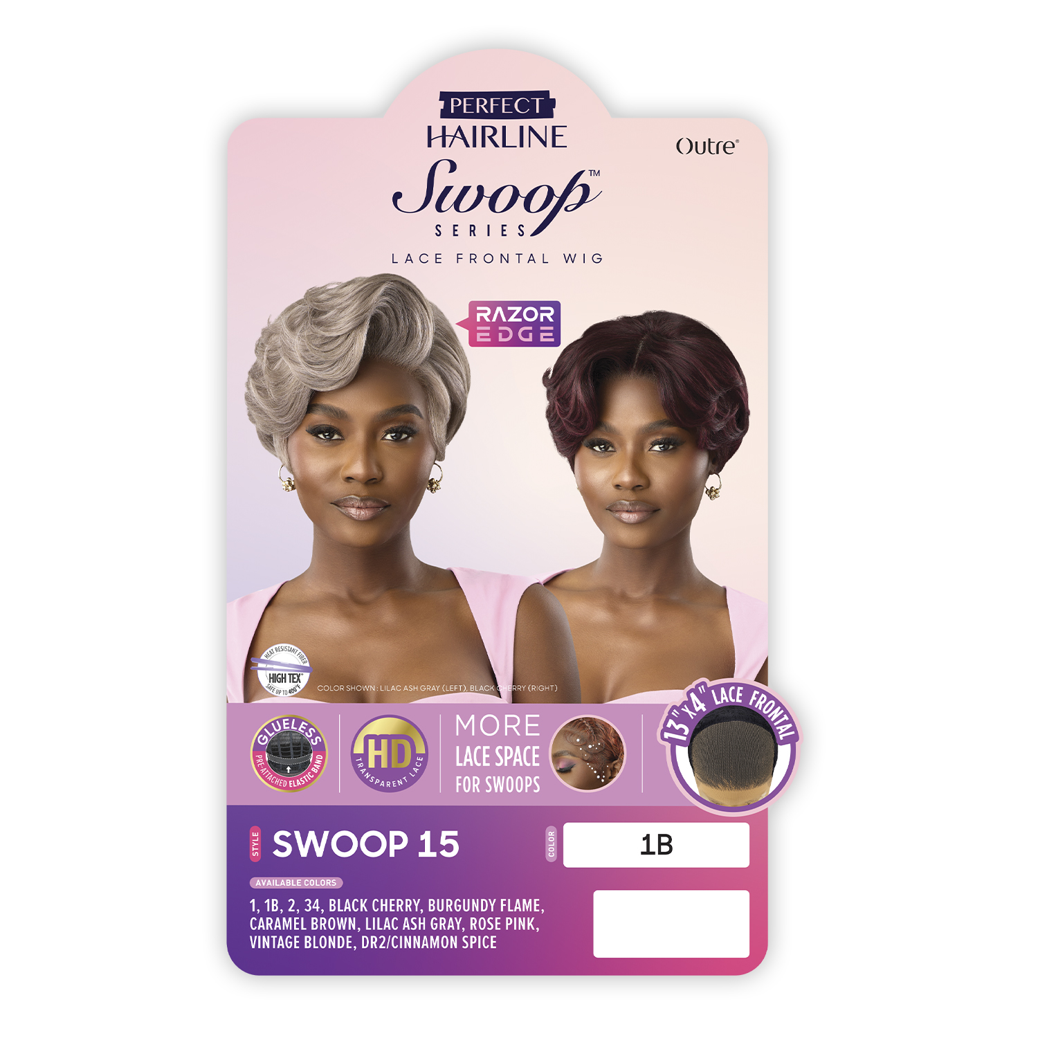 Outre HD Lace Frontal Wig Perfect Hairline Glueless Fully Hand-Tied 13X4 Swoop Series Swoop15