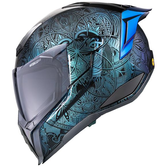 Icon ULTRAFLITE OPAL MANDALA Full-Face Helmet - BlueRef: IC0911