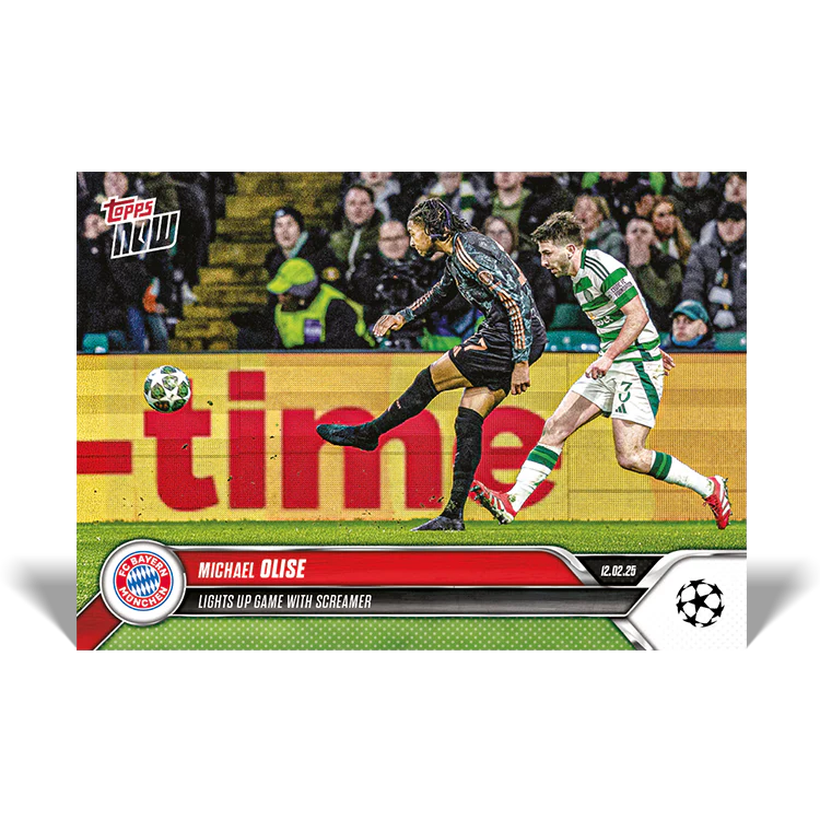 Michael Olise - Lights up game with screamer - 24/25 UCL Topps NOW® Card 101