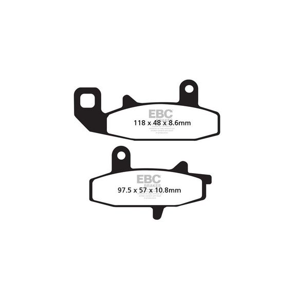 EBC Organic Front Brake PadsRef: FA147 / 17210204
