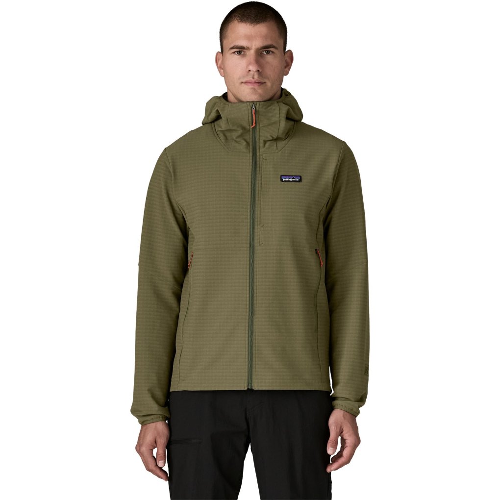 Patagonia R1 TechFace Hoody Men - Hot Ember
