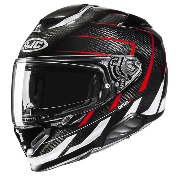 HJC RPHA 71 Full-Face Helmet - CARBON CANO - Black / RedRef: HJ1301-C53767
