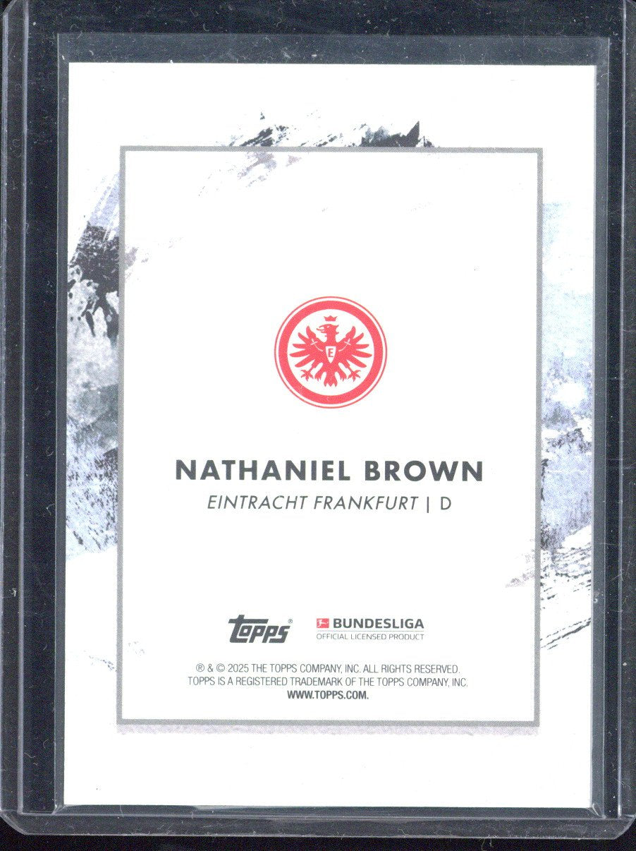 2025 Topps Inception Bundesliga Nathaniel Brown RC /10