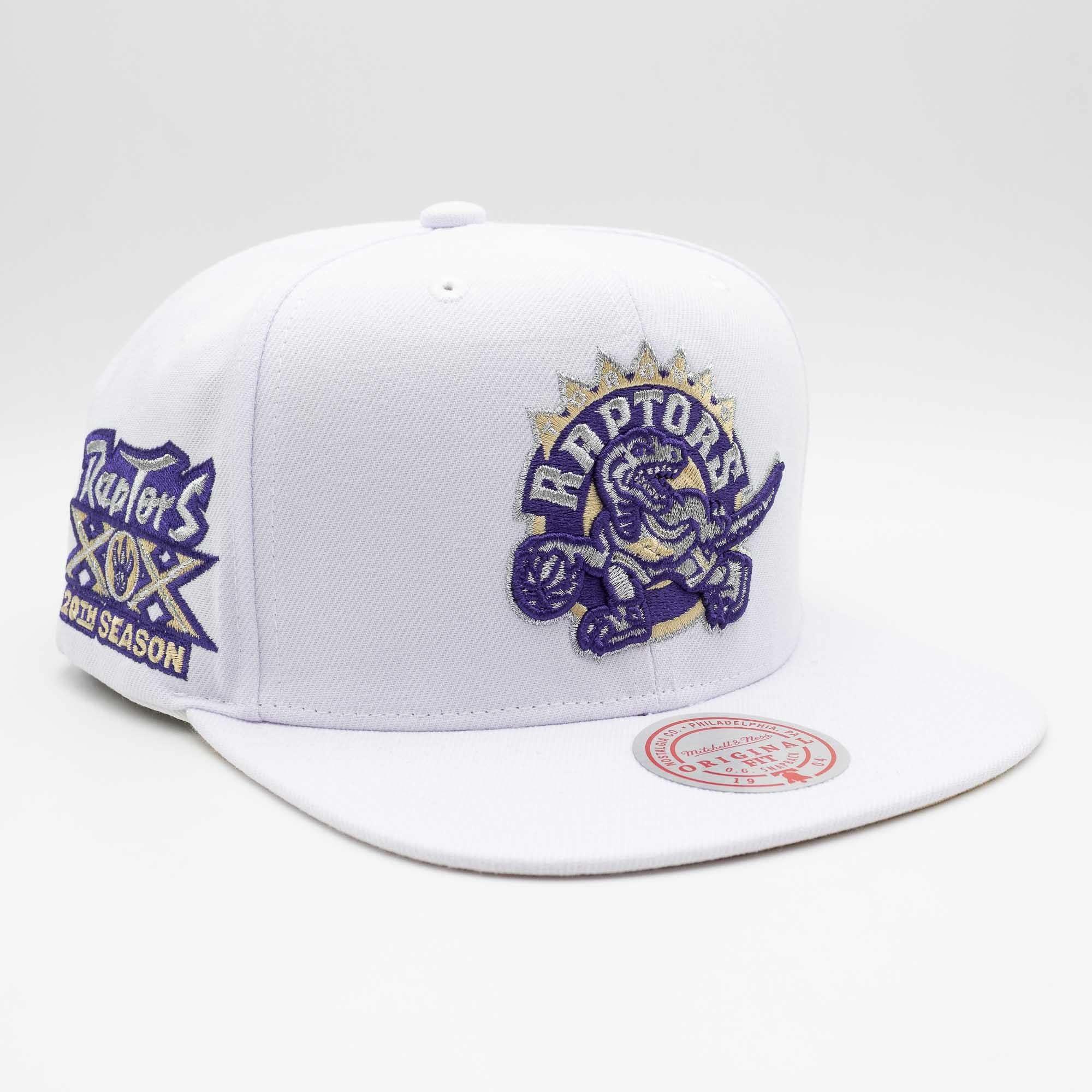 Toronto Raptors Winter White Mitchell & Ness Snapback NBA Cap