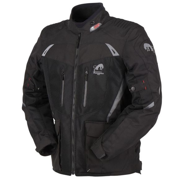 Motorcycle Jacket Furygan Apalaches Vented 2W1 - BlackRef: FU1234