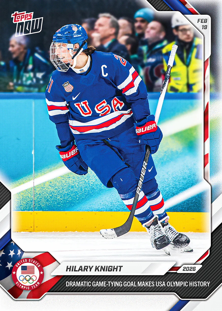 Hilary Knight - 2026 Olympics Topps NOW® - Card 14 - PR: 3700