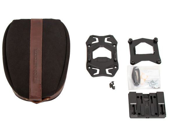 Hepco & Becker Legacy saddle bag for solorack - black UniversalRef: Hbe05717A / 6451978 00 01