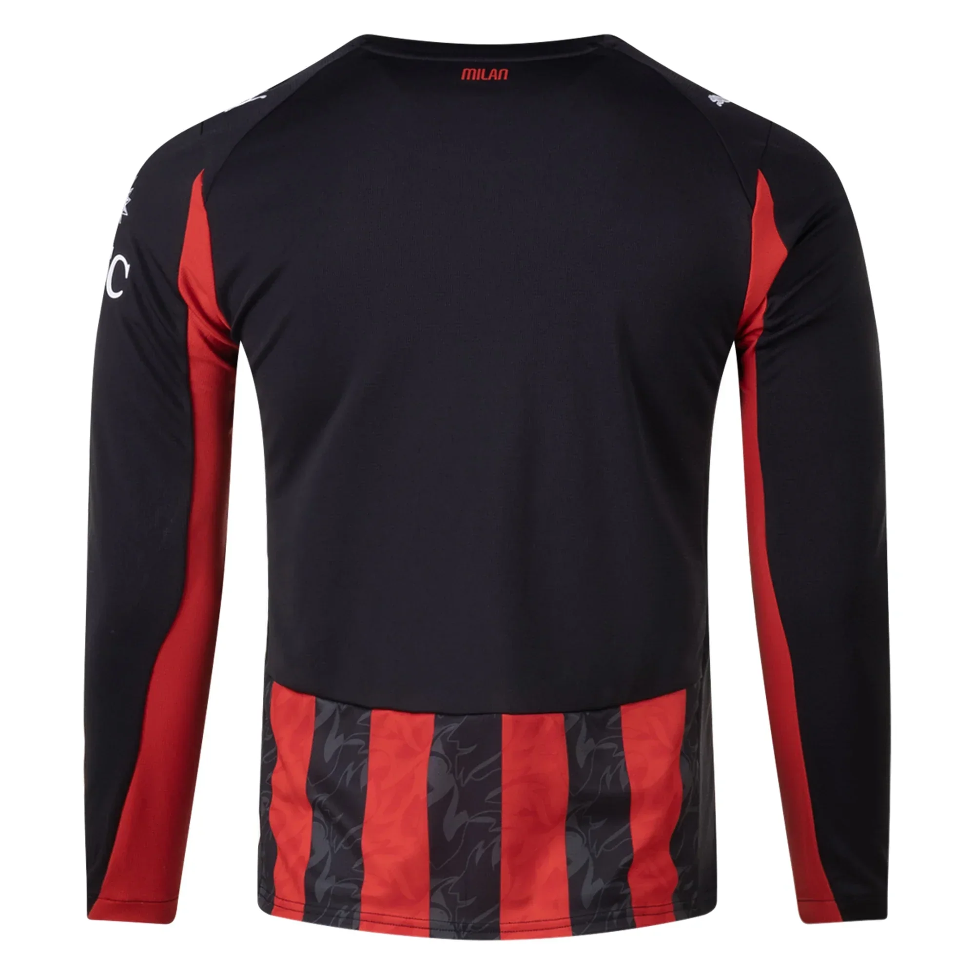 AC Milan Long Sleeve Home Jersey 25/26 (Red/Black)